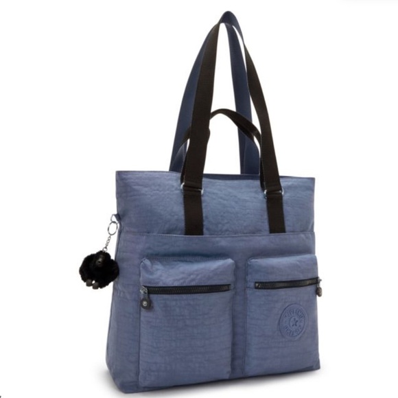 Kipling India 16” laptop top tote bag in blue  color Lover Totebag Rusta - Picture 5 of 14